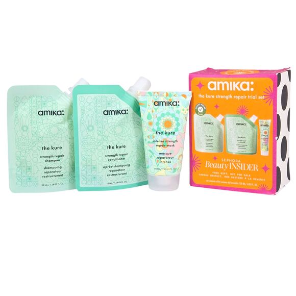 Amika Sephora Beauty Insider 3pc Set- The Kure Shampoo, Conditioner, & Hair Mask - Picture 1 of 8